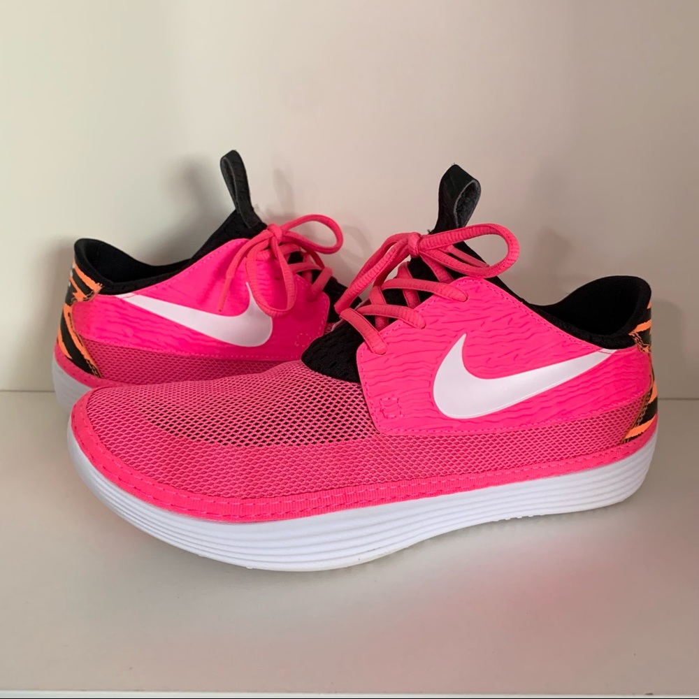 New Nike neon solarsoft sneakers